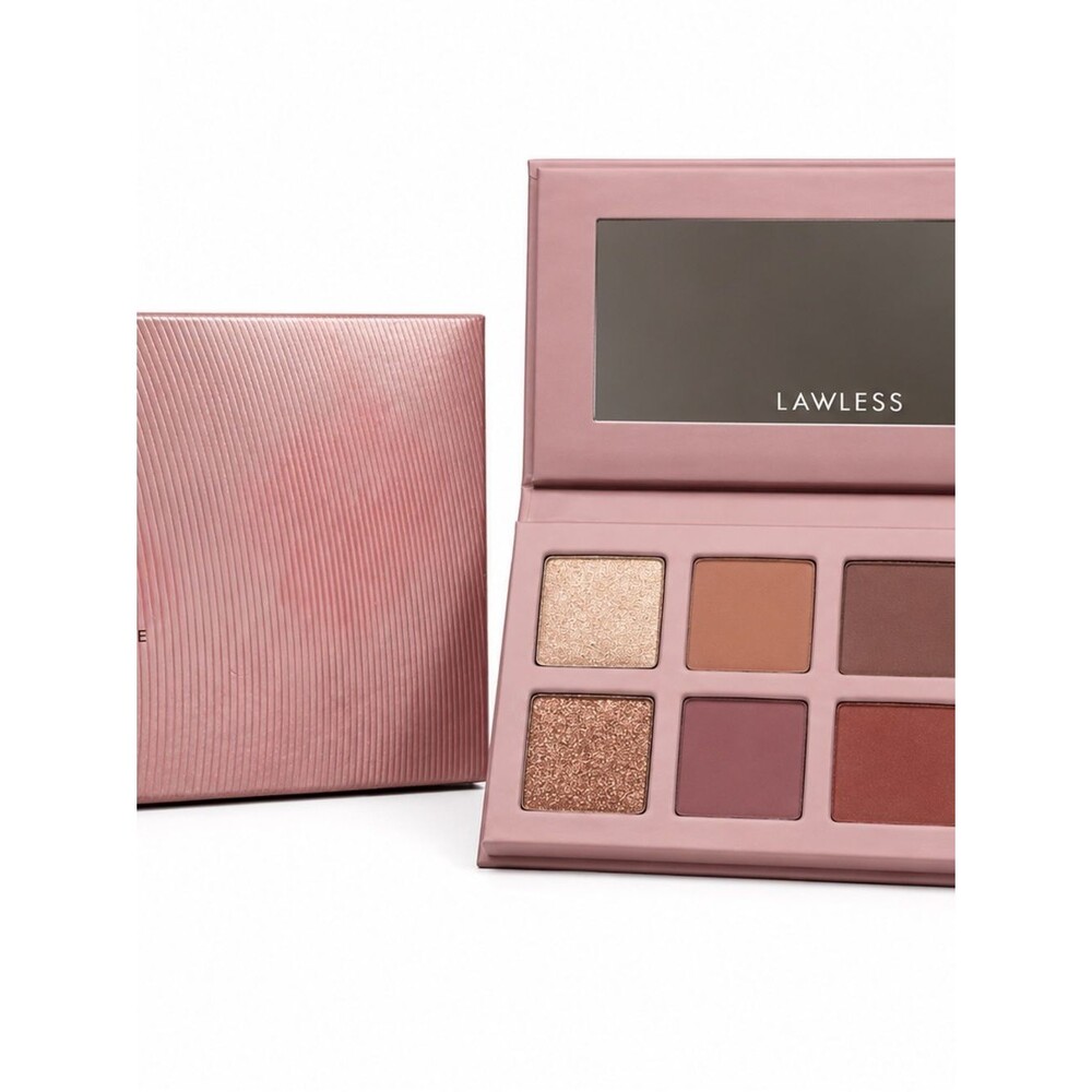LAWLESS Six-Shade Rose & Bronze Eyeshadow Palette